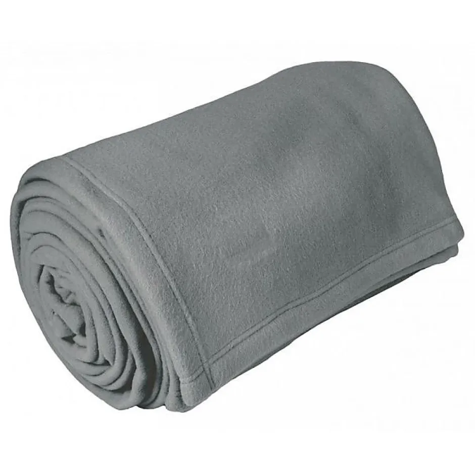 Toison d'Or Couverture polaire "Teddy Non feu - Norme NF EN ISO 12952" toutes dimensions - Teddy Acier - 240 x 260 cm