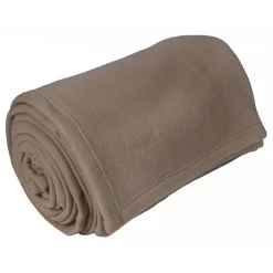 Toison d'Or Couverture polaire Toison dOr 240 x 300 cm Taupe non feu
