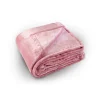 Linder Couverture polaire unie "PILONGA" (240x220 cm - Rose Clair) Hot