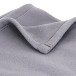 Linnea Couverture polaire 240x300 cm 100% Polyester 350g/m2 TEDDY Gris Acier