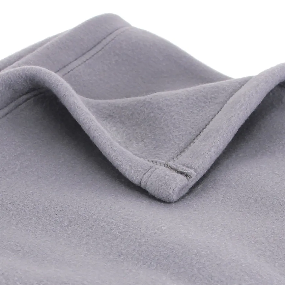 Linnea Couverture polaire 240x300 cm 100% Polyester 350g/m2 TEDDY Gris Acier