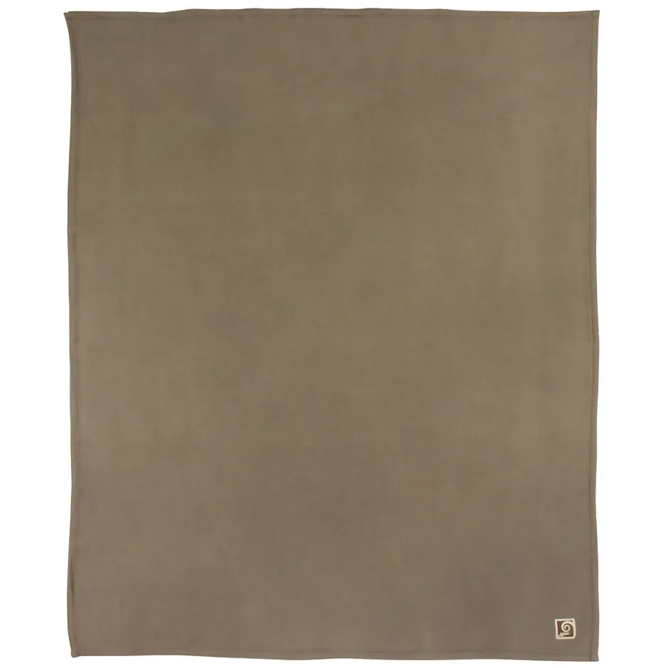 Linnea Couverture polaire 220x240 cm 100% Polyester 350g/m2 TEDDY Marron Taupe