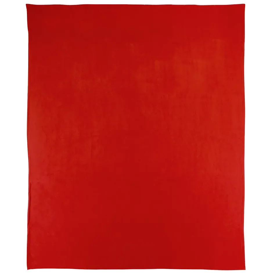 Linnea Couverture polaire 240x300 cm 100% Polyester 350g/m2 TEDDY Rouge Terracotta Outlet