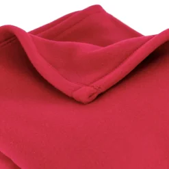 Linnea Couverture polaire 220x240 cm 100% Polyester 350g/m2 TEDDY Rouge Framboise Hot