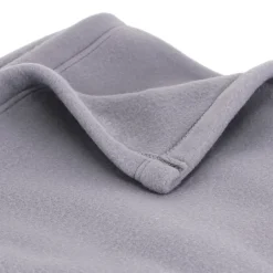 Linnea Couverture polaire 220x240 cm 100% Polyester 350g/m2 TEDDY Gris Acier Sale