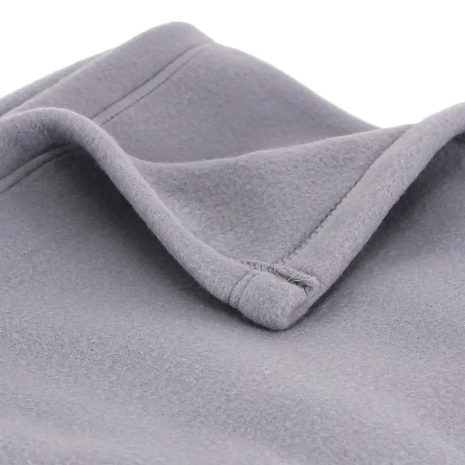 Linnea Couverture polaire 220x240 cm 100% Polyester 350g/m2 TEDDY Gris Acier Sale