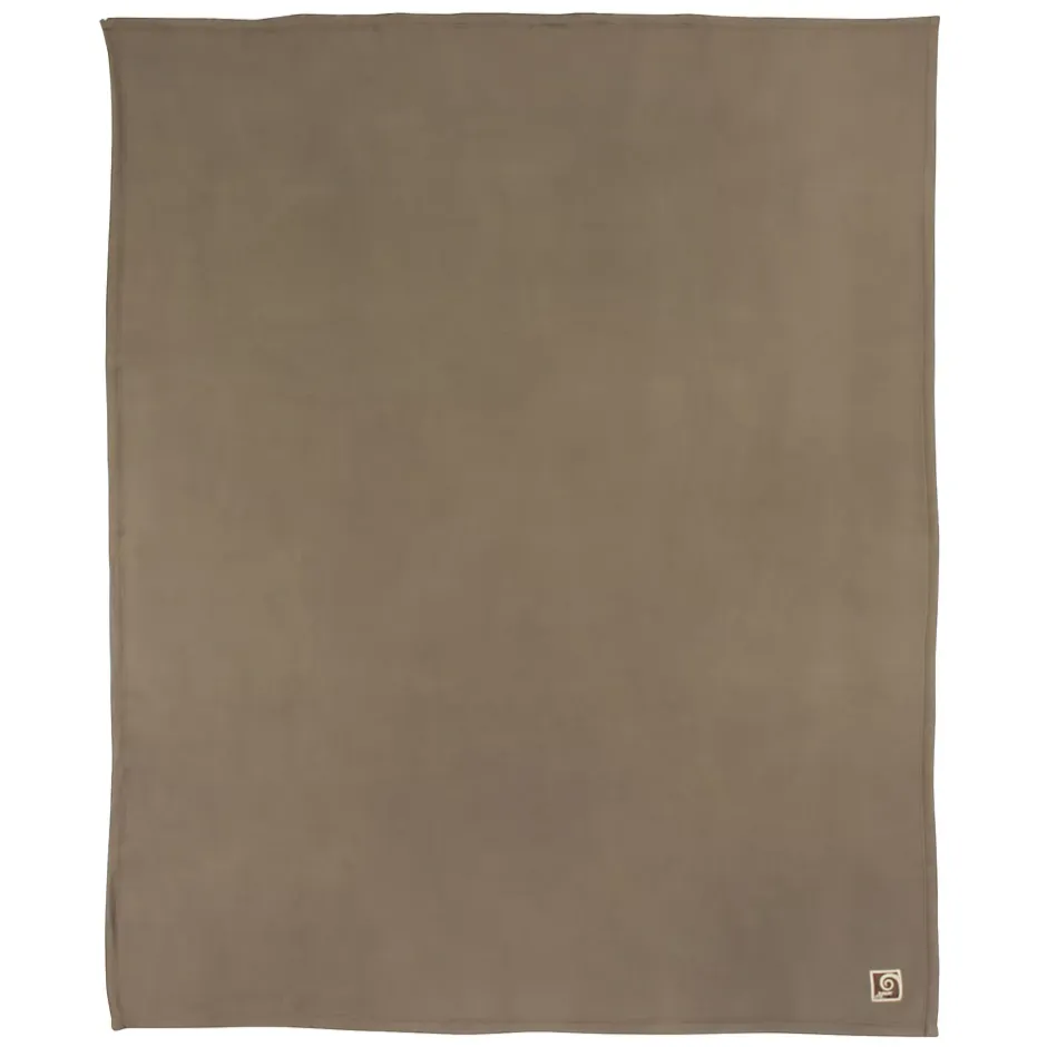 Linnea Couverture polaire 240x260 cm 100% Polyester 350g/m2 TEDDY Marron Taupe Hot