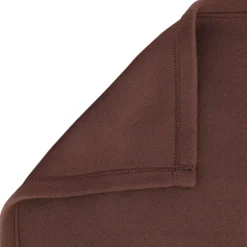Linnea Couverture polaire 220x240 cm Isba marron Chocolat 100% Polyester 320g/m2 non-feu Outlet