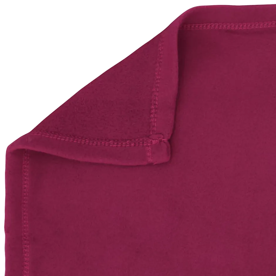 Linnea Couverture polaire 220x240 cm Isba violet Prune 100% Polyester 320g/m2 non-feu Online
