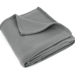 Linnea Couverture polaire 180x220 cm Isba gris Acier 100% Polyester 320g/m2 non-feu