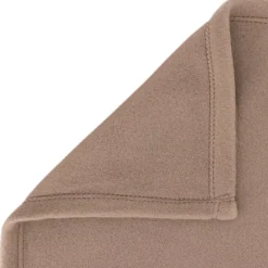 Linnea Couverture polaire 240x260 cm Isba marron Taupe 100% Polyester 320g/m2 non-feu Hot