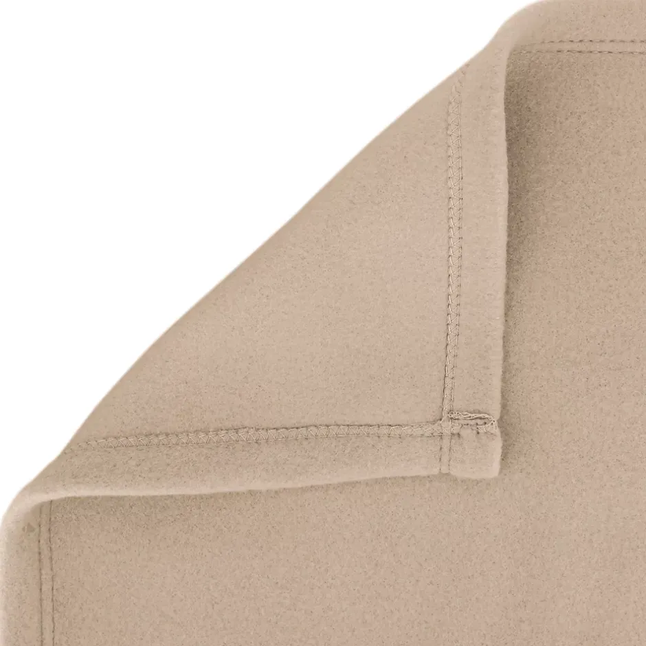 Linnea Couverture polaire 220x240 cm Isba Sable 100% Polyester 320g/m2 non-feu