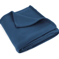 Linnea Couverture polaire 220x240 cm Isba Marine 100% Polyester 320g/m2 non-feu