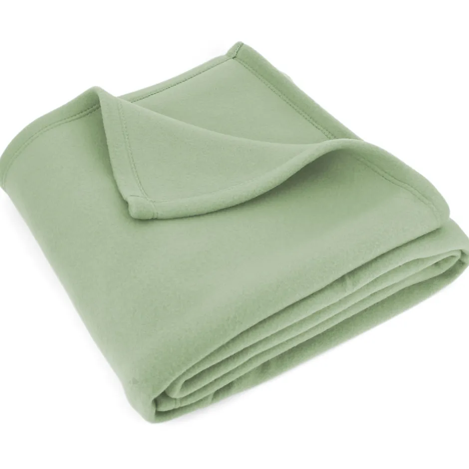 Linnea Couverture polaire 220x240 cm Isba Amande 100% Polyester 320g/m2 non-feu