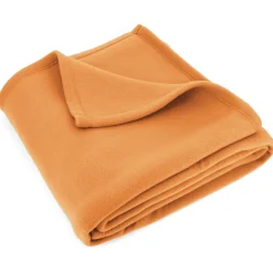 Linnea Couverture polaire 180x220 cm Isba Miel 100% Polyester 320g/m2 non-feu