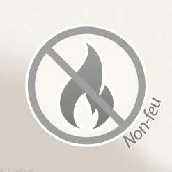 Linnea Couverture polaire 220x240 cm Isba Myosotis 100% Polyester 320g/m2 non-feu