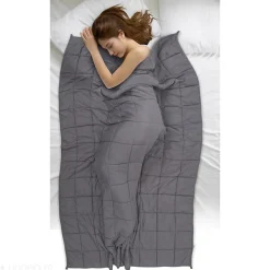 Linnea Couverture pondérée en polyester 7kg 150x200 cm LAVISH grise