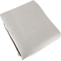 Linnea Couverture été 180x240 cm coton recyclé 365g/m2 RIVIERA gris perle Sale