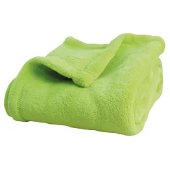 Couverture unie et colorée (100x150 cm - Vert clair) Best