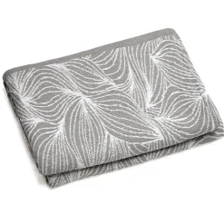 Linnea Couvre lit collection EMI pur coton 500 g/m² 180x240 cm gris sésame