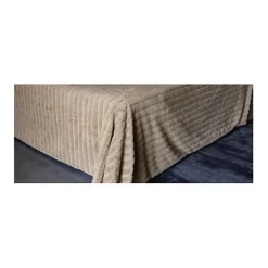 Vent Du Sud Couvre lit "Hermine" toutes dimensions - Naturel - 230 x 260 cm pour lit 2 places "King Size"