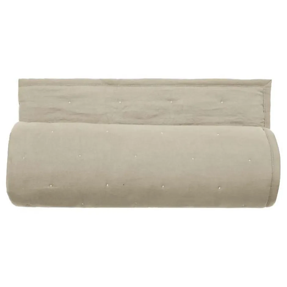 Vent Du Sud Couvre lit matelassé microfibre lavée "Céleste" toutes dimensions - Céleste Naturel - 180 x 240 cm pour lit 1 place
