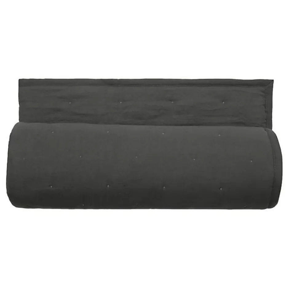 Vent Du Sud Couvre lit matelassé microfibre lavée "Céleste" toutes dimensions - Céleste Anthracite - 240 x 260 cm pour lit "King S Online