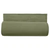 Vent Du Sud Couvre lit matelassé microfibre lavée "Céleste" toutes dimensions - Céleste Sauge - 220 x 240 cm pour lit 2 places