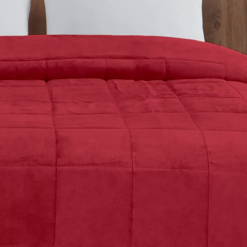 Sensei Maison Couvre lit matelassé "tout doux" épais et chaud Cardinal 260x240 cm NISEKO Best