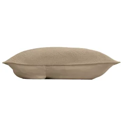 Douceur D'Intérieur Couvre lit 2p mat.+2 hc 60x60 220 x 240 cm microfibre unie romane Lin Discount
