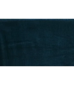 Linder Couvre lit velours gaufré - 240x260cm - Bleu marine