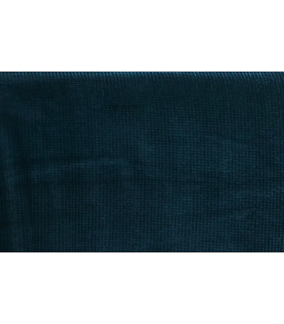 Linder Couvre lit velours gaufré - 240x260cm - Bleu marine