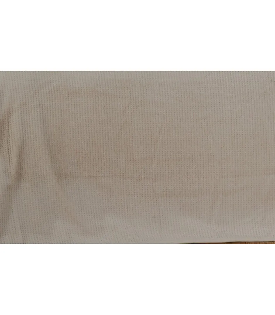 Linder Couvre lit velours gaufré - 240x260cm - Ivoire