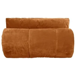 Vent Du Sud Couvre lit velours matelassé "Moki" toutes dimensions - Moki Camel - 220 x 240 cm pour lit 140 x 190 cm à 160 x 200 cm