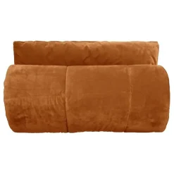 Vent Du Sud Couvre lit velours matelassé "Moki" toutes dimensions - Moki Camel - 240 x 260 cm pour lit "King Size" New