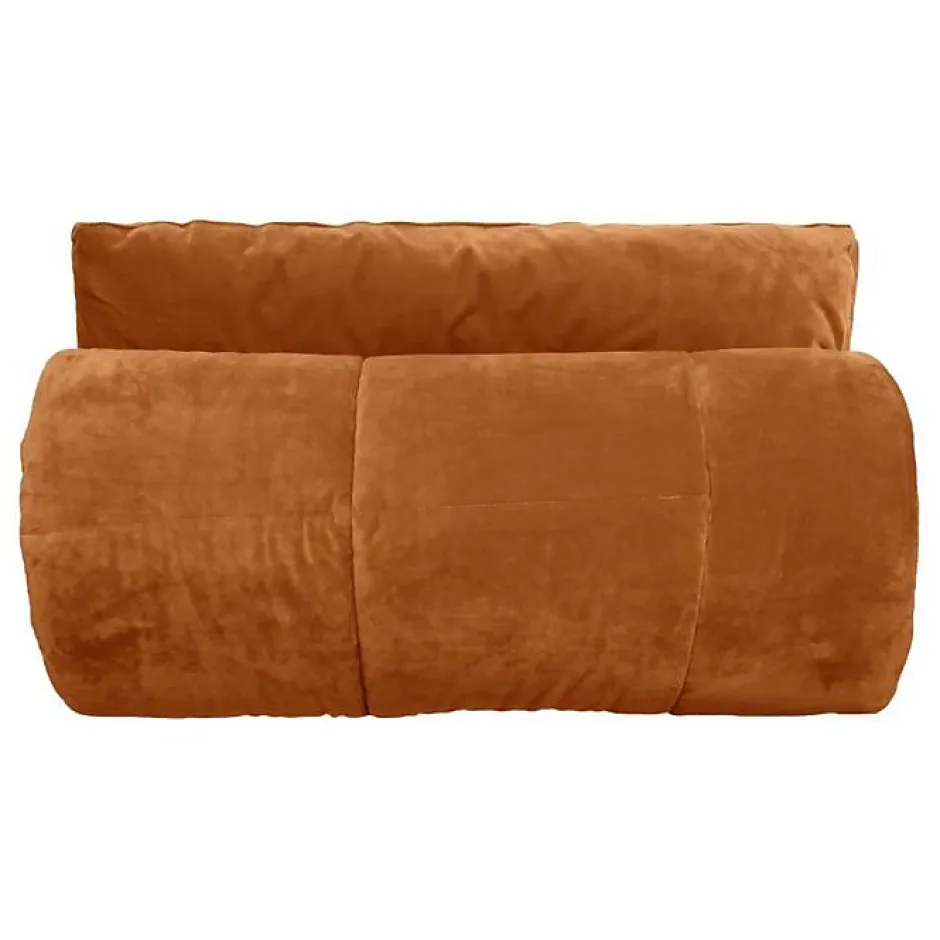 Vent Du Sud Couvre lit velours matelassé "Moki" toutes dimensions - Moki Camel - 240 x 260 cm pour lit "King Size" New