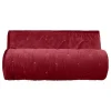 Vent Du Sud Couvre lit velours matelassé surpiqué "Gipsy" toutes dimensions - Gipsy Pourpre - 240 x 260 cm pour lit "King Size" Online