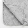 Douceur D'Intérieur Couvre-lit 2 personnes matelassé 220x240 + 2 taies SOLANGE gris Outlet