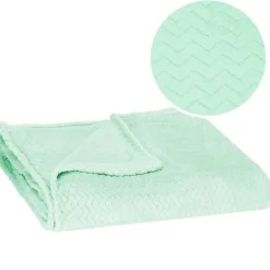 Springos Couvre-lit - - 200 x 220 cm - Motif Zigzag - Doux - Lavable