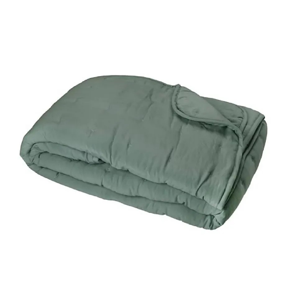 Couvre-Lit en microfibre matelassée (240x220 cm - Vert tilleul) Best