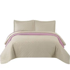 Tutumi COUVRE-LIT INEZ 220X240 BEIGE PINK