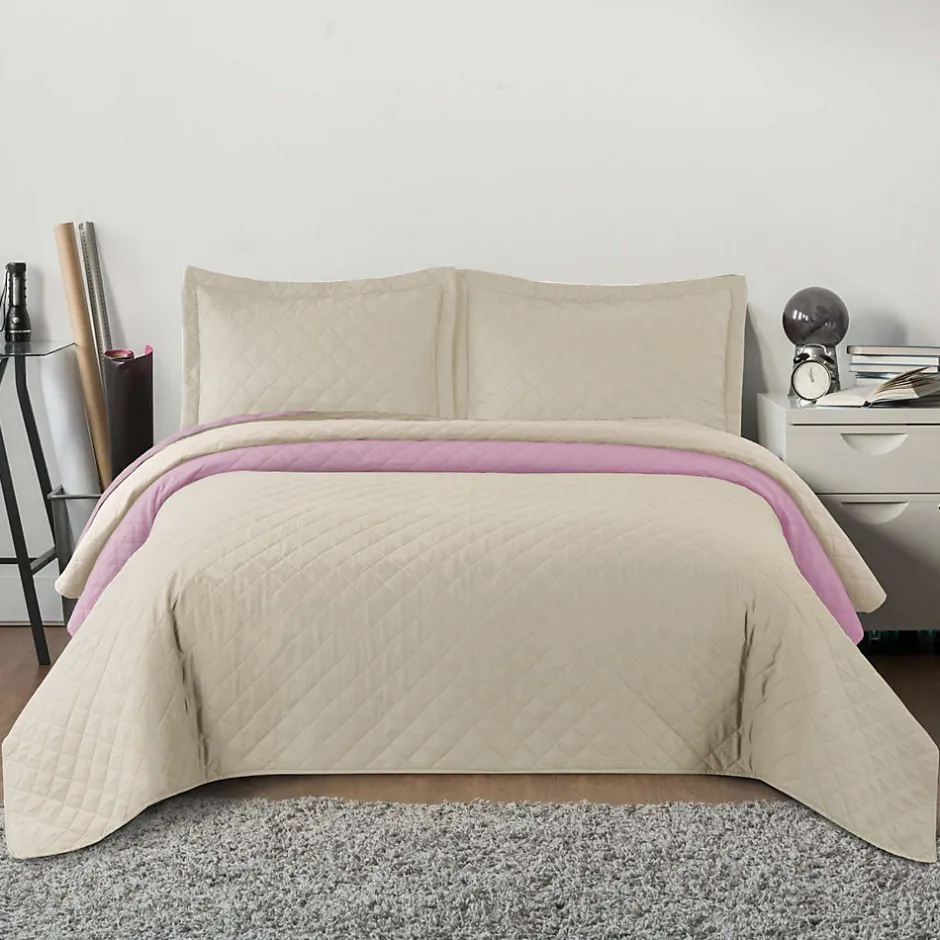 Tutumi COUVRE-LIT INEZ 220X240 BEIGE PINK