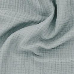 Linnea Couvre-lit 260x240 cm coton collection PAROS vert lichen