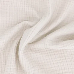 Linnea Couvre-lit 260x240 cm coton collection PAROS beige ficelle