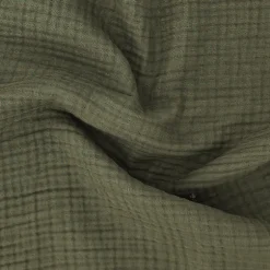 Linnea Couvre-lit 150x200 cm coton collection PAROS vert mousse