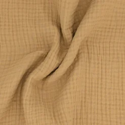 Linnea Couvre-lit 260x240 cm coton collection PAROS marron houblon
