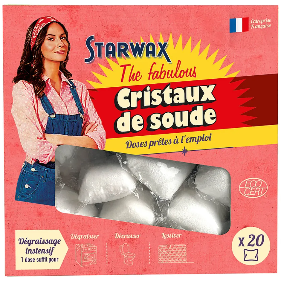 Starwax Fabulous Cristaux de soude doses 20 x 20g