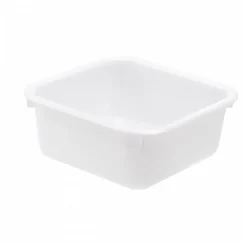 Gilac Cuvette alimentaire carrée emboitable 7 L - blanc