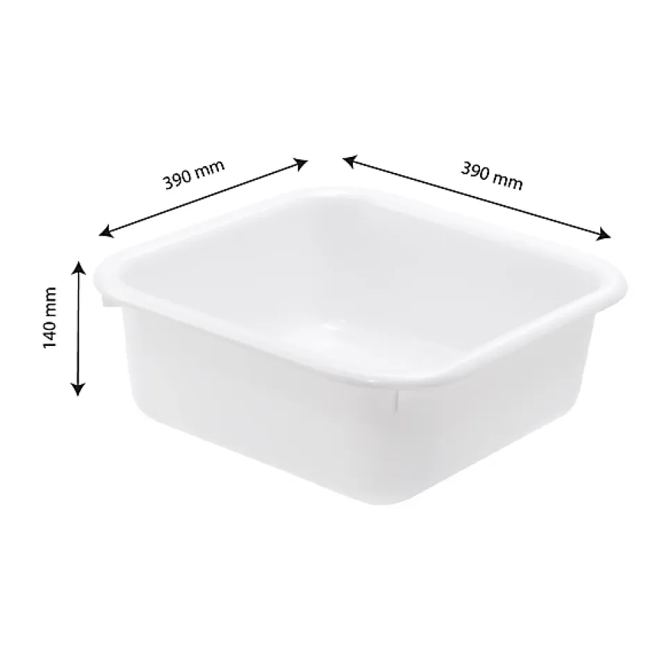 Gilac Cuvette alimentaire carrée emboitable 12 L - blanc Online