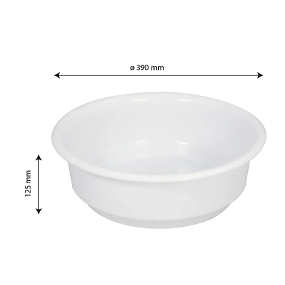 Gilac Cuvette alimentaire ronde emboitable 9 L - blanc Clearance